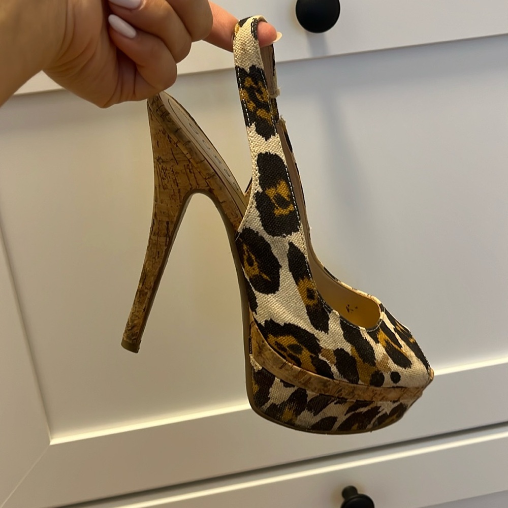 Leopard Heels / Cheetah / Guess